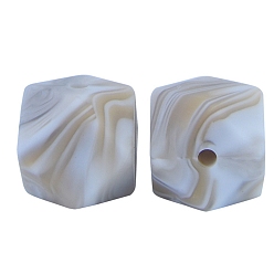 Светло-коричневый Восьмиугольные бусины из пищевого силикона, загар, 17 мм