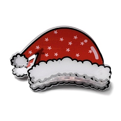 Hat Рождественские пластиковые заколки-коготь, аксессуары для волос для женщин и девочек, шляпа, 49x75x43 мм