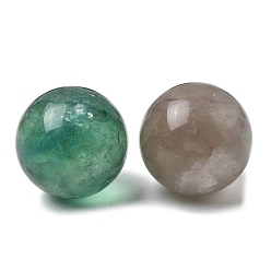 Флюорит Сферические бусины из натурального флюорита без отверстий, круглые, 30 мм