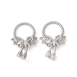 Колокол 304 подвески из нержавеющей стали, цвет нержавеющей стали, колокол, 21.5x14x4 мм, отверстие : 9 мм