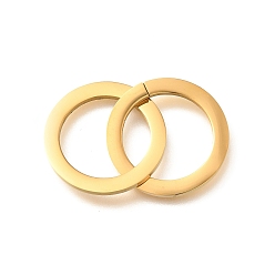 Золотой 304 нержавеющей стали связывающий кольца, кольцо, золотые, 37 мм, отверстие : 16 мм