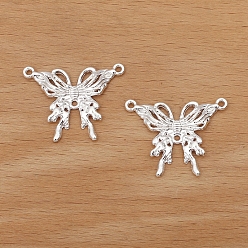 Платина Подвески из сплава , бабочки прелести, платина, 29x21 мм