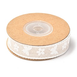 Светло-коричневый Хлопок лента, проводная лента, цветок с узором бабочки, для вечеринки по упаковке подарков, загар, 5/8 дюйм (17 мм), около 5.4 ярдов (5 м) / рулон