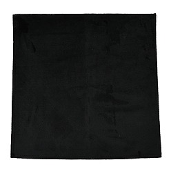 Черный Бархатная салфетка для полировки серебра для ювелирных изделий, квадратный, чёрные, 40.8x40x0.15 см