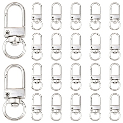 Платина 30 поворотные застежки из сплава шт., застежки-молнии, платина, 3.3x1.3x0.5 см, отверстие : 10x7 мм