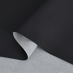 Черный 1 ткань из искусственной кожи, поделки товары для рукоделия, чёрные, 1500x0.7 мм