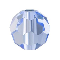 30020 Light Sapphire Хрустальные бусины preciosa®, чешский хрусталь, 451 19 602 круглый, 30020 светлый сапфир, 5 мм, отверстие : 1 мм