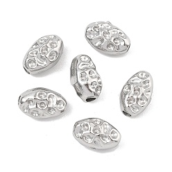 Нержавеющая Сталь Цвет Кованые 304 бусины из нержавеющей стали, самородки, цвет нержавеющей стали, 9.5x6x5.5 мм, отверстие : 1.8 мм