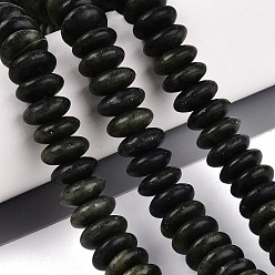Chinese Jade Perles de jade naturel chinois du sud en rangs, perles de soucoupe, 11.5~12x4.5~5.5mm, Trou: 0.7~1.2mm, Environ 59~61 pcs/chapelet, 12.40~12.80 pouce (31.5~32.5 cm)