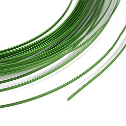 Зеленый 5м алюминиевая проволока, плоский, для diy craft, зелёные, 1x0.3 мм, около 16.40 футов (5 м) / рулон
