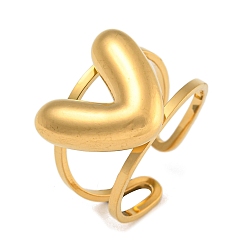 Letter V 304 перстень из нержавеющей стали, настоящее позолоченное кольцо-манжета 18k, Буква V, внутренний диаметр: 18 мм, Письмо: 14~15x6.5~19 мм