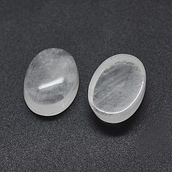 Хрусталь Кристалл кабошоны природного кварца, овальные, 17.5~18x12.5~13x5.5 мм