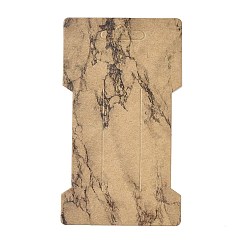 Другие Открытки с заколками для волос из крафт-бумаги, карты-держатели бантов для волос, аксессуары для волос, мрамор, 11.5x6.6x0.03 см, отверстие : 24.5x8.5 мм