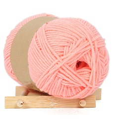 Light Salmon Cotton Cord, Twisted Cotton Rope, For DIY Crafts Handmade Project, Light Salmon, 2.5mm