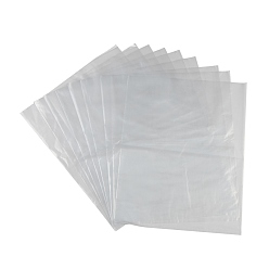 Clear Rectangle Plastic Bags, Clear, 32x24cm, unilateral thickness: 0.08mm