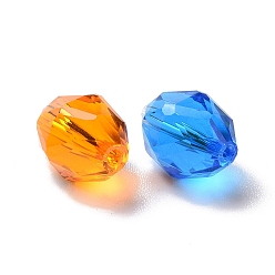Mixed Color Imitation Austrian Crystal Beads, Grade AAA, Faceted, Oval, Mixed Color, 13x10mm, Hole: 0.9~1mm