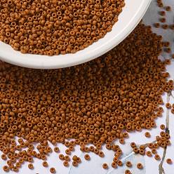 (RR2314) Матовый Непрозрачный Кирпич Миюки круглые бусины рокайль, японский бисер, 15/0, (rr 2314) матовый непрозрачный кирпич, 1.5 мм, Отверстие : 0.7 мм , около 27777 шт / 50 г