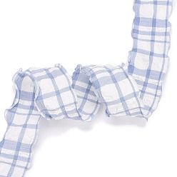 Васильковый 20 лента из полиэстера с оборками в ярдах, плиссированная тартановая лента на свадьбу, подарок, оформление партии, васильковый, 1-1/2 дюйм (38 мм), около 20.00 ярдов (18.29 м) / рулон