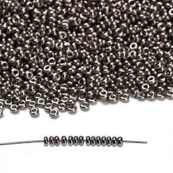 (711) Tarnished Silver Metallic Toho 11/0 полукруглые бусины, японский бисер, никелирование, (711) потускневший серебристый металлик, 11/0, 2.2x0.9 мм, отверстие : 0.8 мм, Около 1733 шт / 10 г