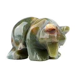 Indian Agate Natural Indian Agate Display Decorations, Home Decorations, Elephant, 30x21x40mm