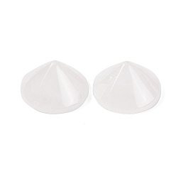 Хрусталь Кабошоны из натурального кварца и горного хрусталя, конус, 30x17.5 мм