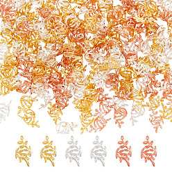 (52) Непрозрачная лаванда 300шт 3 цвета железные дреды плетение бусины, для укладки волос, лист, разноцветные, 2.3~18.5 мм, внутренний диаметр: 7.5 мм, 100 шт / цвет