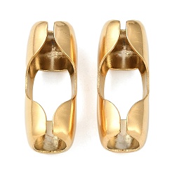 Золотой Ионное покрытие (ip) 304 соединители с шариковой цепью из нержавеющей стали, золотые, 29.5x11 мм, отверстие : 7 мм, подходит для шариковой цепи 10 мм