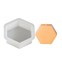 Шестиугольник Силиконовые формы для свечей своими руками, формы для литья смолы на рождественскую тематику, для уф-смолы, изготовление изделий из эпоксидной смолы, шестиугольник, 81x95x26 мм