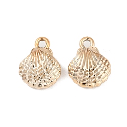 Сэнди Коричневый Покрытие акриловые подвески, с имитацией оболочки, формы раковины, песчаный коричневый, 23x18.5x7.5 мм, отверстие : 2.5 мм