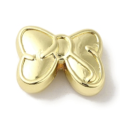 Golden Rack Plating Alloy Beads, Cadmium Free & Nickel Free & Lead Free, Bowknot, Golden, 11.5x15x5mm, Hole: 1.6mm