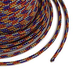 Разноцветный 40m с нейлоновым покрытием 304 плетеные провода из нержавеющей стали, круглые, красочный, 3 мм, 9 датчик, около 131.23 футов (40 м) / рулон