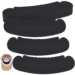 Black Cardboard Hat Insert for Baseball Caps, Cap Support, Black, 78x260x0.5mm