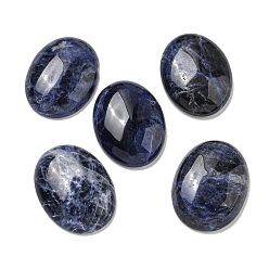 Sodalite Natural Sodalite Cabochons, Oval, 30x21.5~22x5~8.5mm
