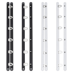 (52) Непрозрачная лаванда 6 пары 2 цвета корсет бюск из нержавеющей стали, застежка на крючок и проушину для корсета, бюстье, талия тренер, разноцветные, 320x12x0.6~6 мм, 320x25.5x2 мм, 3 пары / цвет