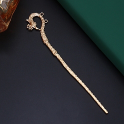 Light Gold Сплавочная фурнитура для шпильки, феникс, золотой свет, 167x32 мм