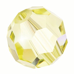 80100 Jonquil Хрустальные бусины preciosa®, чешский хрусталь, 451 19 602 круглый, 80100 нарцисс, 6 мм, отверстие : 1.2 мм