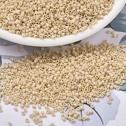 (DB1591) Матовый Непрозрачный Грушевый AB Бусины miyuki delica, цилиндр, японский бисер, 11/0, (дБ 1591) матовая непрозрачная груша, 1.3x1.6 мм, отверстия: 0.8 мм, около 10000 шт / мешок, 50 г / мешок