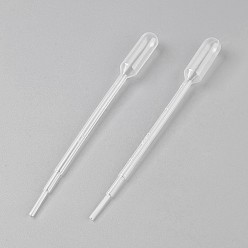 Белый Одноразовые пластиковые пипетки для переноса, эфирные масла пипетки слезинка, белые, 115x9 мм, емкость: 0.5 мл (0.01 жидких унций)