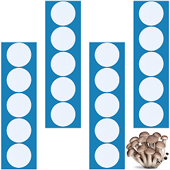 Белый EPFTFE флакон для культивирования тканей, воздухопроницаемая пленка, плоско-круглые, белые, 432x121x0.5 мм, 5 клейкие ленты/листы
