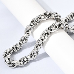 Нержавеющая Сталь Цвет Унисекс 304 колье из нержавеющей стали, цвет нержавеющей стали, 24.06 дюйм (61.1 см)