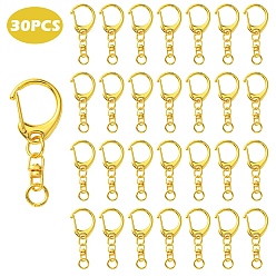 Золотой Железа отделились брелоки, с цинковым сплавом застежками омаров коготь, золотые, 45 мм