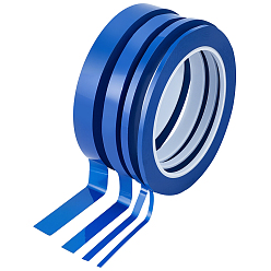 Синий 6 рулоны 4 стили декоративные клейкие ленты для животных, синие, 3~15 мм, 66 м / рулон