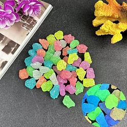 Случайный цвет Пластиковая имитация светящегося камня, украшение для дисплея, nuggest, случайный цвет, 20 мм