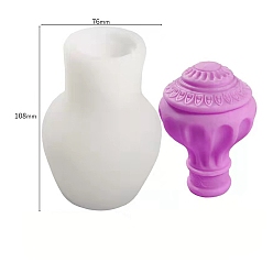 Белый Силиконовые формы для свечей своими руками, изготовление украшений, пищевой силикон, для изготовления свечей, белые, 76x108 мм