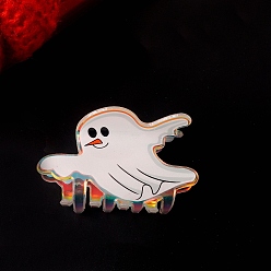 Разноцветный Заколки для волос из пвх, призрак, красочный, 75x45x45 мм