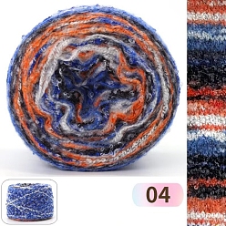 Разноцветный 2-слойная шерстяная пряжа, для вязания спицами и крючком, красочный, 1.5 мм