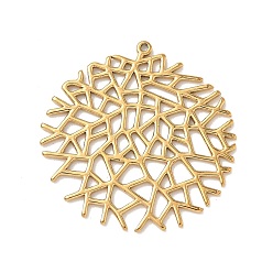 Золотой 304 подвески из нержавеющей стали, прелести снежинки, золотые, 30x29.5x1 мм, отверстие : 1 мм