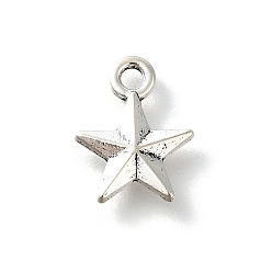 Звезда Сплавочные подвески тибетского стиля, звезда, 13x10x2 мм, отверстие : 1.8 мм