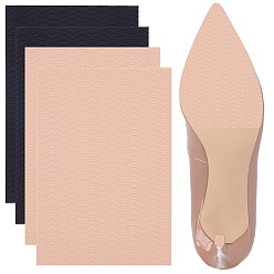 (52) Непрозрачная лаванда 4шт. 2 цвета прямоугольная резиновая противоскользящая подошва для обуви, износостойкая подошва с рельефным рисунком для ремонта ботинок, кожаные ботинки, разноцветные, 150x100x2 мм, 2 шт / цвет