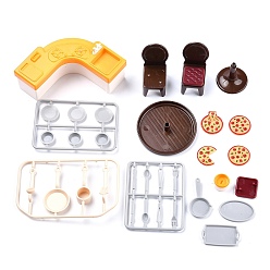 (52) Непрозрачная лаванда Пластиковые миниатюрные украшения, аксессуары для домашнего кукольного домика с микро-ландшафтом, кухня, разноцветные, Размер упаковки: 200x58x160 mm